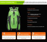 Mochila De Viaje Impermeable De Nylon Para Hombres Y Mujeres Mochila De Escuela Deportiva Al Aire Libre Mochila De Senderismodetails 0