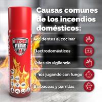 ENERFERO-Mini Extintor Aerosol,Pequeño Extintor para Casa, Cocina, Camping,Vehículo 500ml-750ml-1000ml - details 3