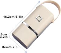 Mini secadora de ropa, secadora de ropa portátil plegable, secadora eléctrica pequeña y compacta para ropa ligera, ropa interior, ropa de bebé y calcetines (Plus) - details 0