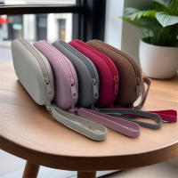 Monedero De Silicona Pequeño Bolsa De Almacenamiento Oval Para Monedas Tarjetas Auriculares Llaveros Portátil Para Bolso De Mano - details 0