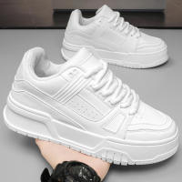 Zapatos De Deporte Para Hombre En Blanco Con Suela Gruesa Y Transpirables Zapatillas Casuales Ligeros Para Correr Y Tenis - details 6