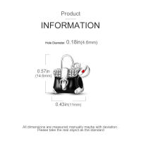 Encantadores Colgantes De Animales De Plata Para Mujer Joyería De Pulsera Y Collar Forma Irregular Sin Certificación - details 104