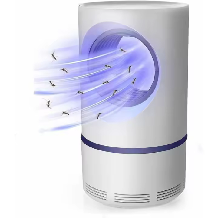 Lámpara USB para Matar Mosquitos, Mata Moscas Eléctrico UV, Silencioso y No Tóxico, Repelente de Mosquitos para Cocina, Balcón, Jardín, Tienda de Campaña, Repelente de Insectos y Animales - 1