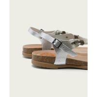PORRONET 3020-033 Sandalias planas de Mujer 32127 24V ESCAVA TUBULAR PLATA - details 1