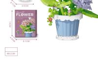 Bloques De Construcción De Flores Eteriores En Estilo 12 Juguetes De Montaje Para Niños Modelo De Decoración De Potted Plantas - details 14