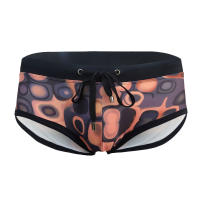 Bragas De Natación Para Hombre Sexy Shorts De Agua Deporte Playa Traje De Baño Marrón Ropa Deportiva Para Surfeo Y Piscina - details 1