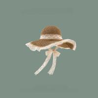 Sombrero De Sol Para Mujer Nuevo Amplio Para La Playa Sombrero De Paja Plegable Protección UV Para El Verano Estilo Casual - details 4