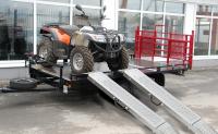 Arebos 2X Rampa Plegable  Rampas de Carga 400 kg MAX.  Rampa Plegable para Moto y rampa de Acceso  Acero  Plegable - details 0