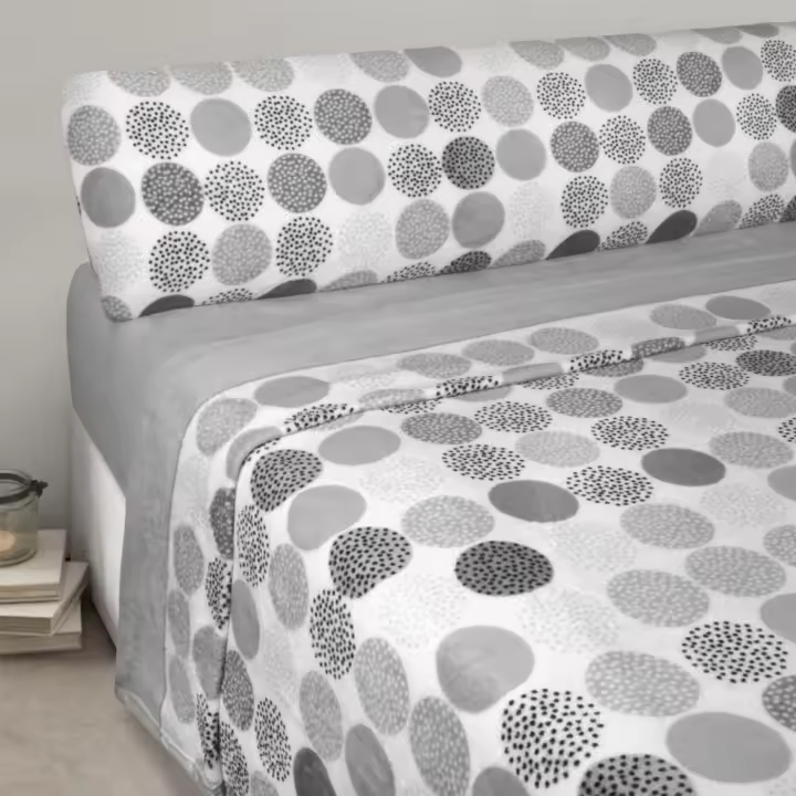 Juego de Sabanas Coralina, Térmica Aleatorio 100%Poliester Sabanas Low Cost, Modelo Aleatorio. Ropa de Cama de 3 Piezas  Envió de forma Aleatorio. Extra Suave y Térmica - 1