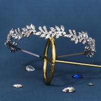 Diadema De Novia Con Rhinestone Plateado Y Cristales Para Bodas Y Fiestas Adorno De Cabeza Para Mujeres Adultos - details 7