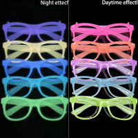 10 Pcs Gafas Luminosas Con Luz Neon Fluorescente Para Fiesta Bar Party Regalo Para Adultos Y Niños Cumpleaños Accesorios De Fiesta - details 1