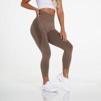 Pantalones De Yoga Para Mujer 2022 Cintura Alta Sin Costuras Tejidos En Nudo Terciopelo Glúteos Talla Realizada Pantalones De Gimnasio - details 19