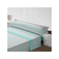 BLOOM STORE - Juego de Sábanas Verano Poliéster Suave y Fresca – Sábanas Cama 90/105/135/150/180 cm, Estampado Floral, Ropa de Cama Transpirable, Fácil de Lavar, Ideal para Dormitorio y Uso Diario - details 4