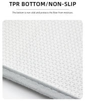 Carpete De Baño Super Absorbente Lavable Antideslizante De Fibra Finísima Espuma Gruesa Almohadilla De Piso De Goma Para Uso Doméstico Y Hotel - details 7