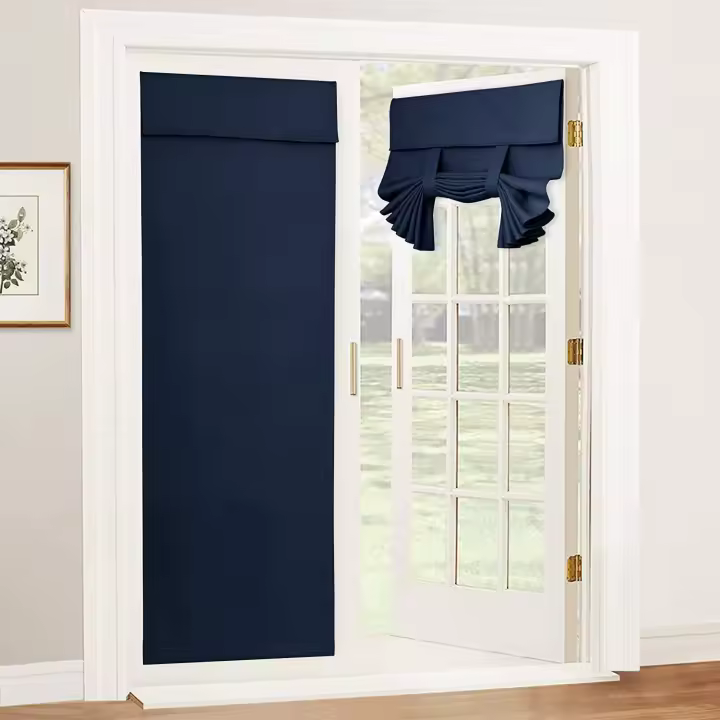 Puertas y Ventanas Cortinas opacas aislantes del frío y el caliente Decoración del Hogar Protección de la privacidad, 2 piezas ( - 1