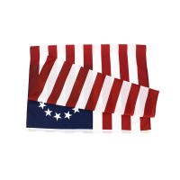 Bandera De Los EE.UU. 13 Estrellas 90x150 Cm Estilo Betsy Ross Decoración De Historia Americana Material Poliéster Super-Textil - details 3