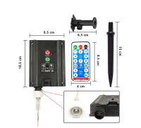 Tiras De Luces LED RGB Con Panel Solar Cargado a Prueba De Relámpagos 15M10M5M Control Remoto 8 Modos Impermeables Para Decoración De Hogar - details 7
