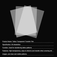 50 Pcs Bolsa De Productos Técnicos Nuevos Película De Transferencia Tatuaje Transparente Papel De Transferencia Térmica Para Patrón Transparente - details 2