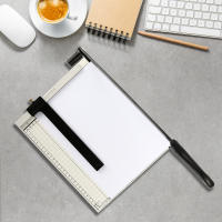 DEKORA SOUL Guillotina de Papel A4 Profesional con Base de Metal - Capacidad de Corte de 12 Hojas - Ideal para Oficina y Papelería Fotográfica - details 3