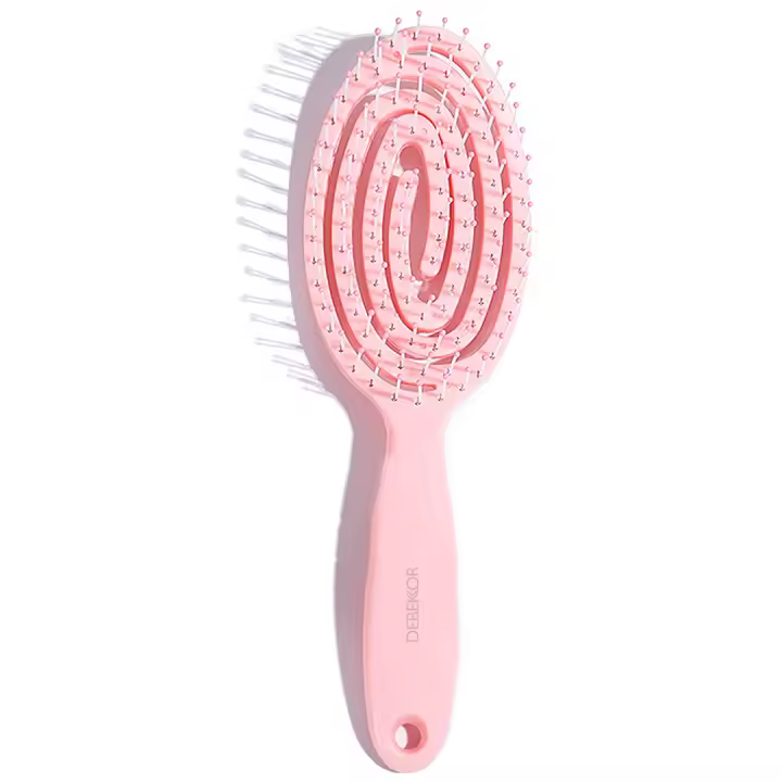 Cepillo de Pelo ECO Masajeador Desenredante Antitirones y Antirrotura - para todo tipo de pelo - Marca DEBEKOR - 1