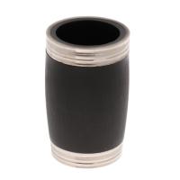 Tooyful Tubo De Barro De Aleación De Zinc Ajustable Para Clarinete Bb Piezas De Repuesto Para Instrumentos De Viento Negro 50mm - details 2