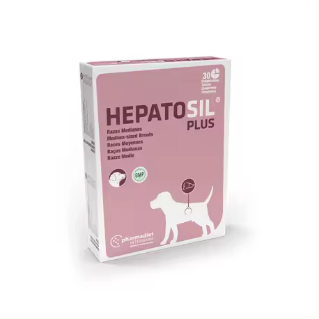 PHARMADIET HEPATOSIL PLUS RAZAS MEDIANAS 30 COMP - 1