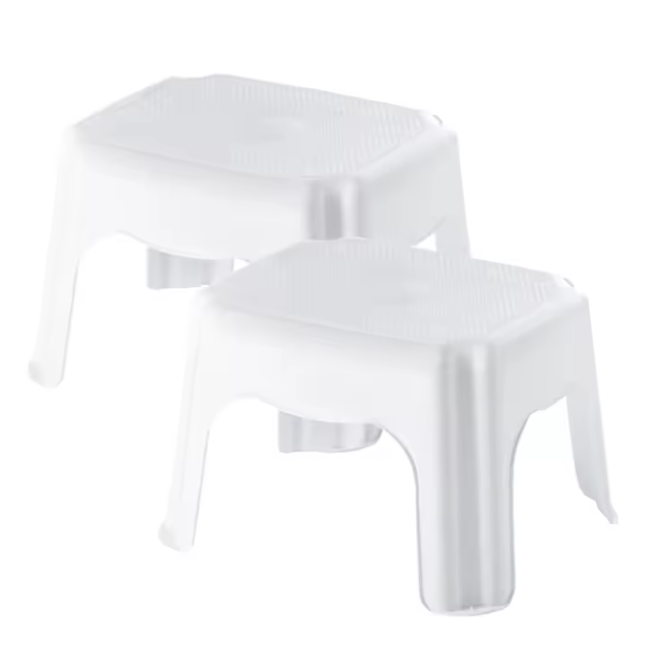 LILI HOME Taburetes de Rejilla de Plástico de Alta Calidad diseñados para combinar estilo y funcionalidad. Fabricados en plástico resistente de alta calidad, cuentan con un diseño de rejilla que no solo aporta un toque moderno, sino que también - 1