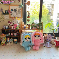 Muñeco De Peluche Kawaii Conejo 28cm Vestido Con Personajes De Powerpuff Girls Blossom Buttercup Bubbles Regalo Para Niños Relleno De Algodón PP - details 0