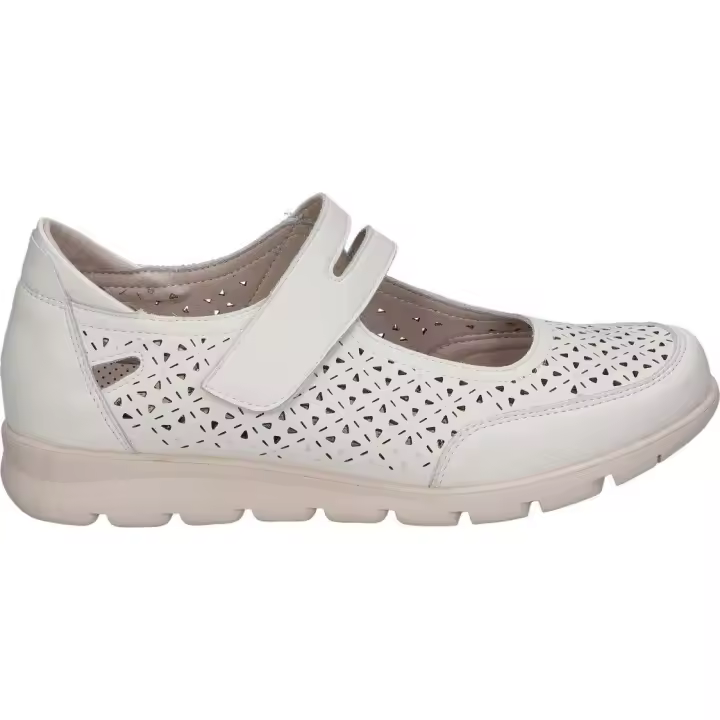 CALZAZUL-FLEX |Zapatos Calzazul-Flex para mujer 400 zapatillas abiertas para señora color beige con cierre de velcro - 1