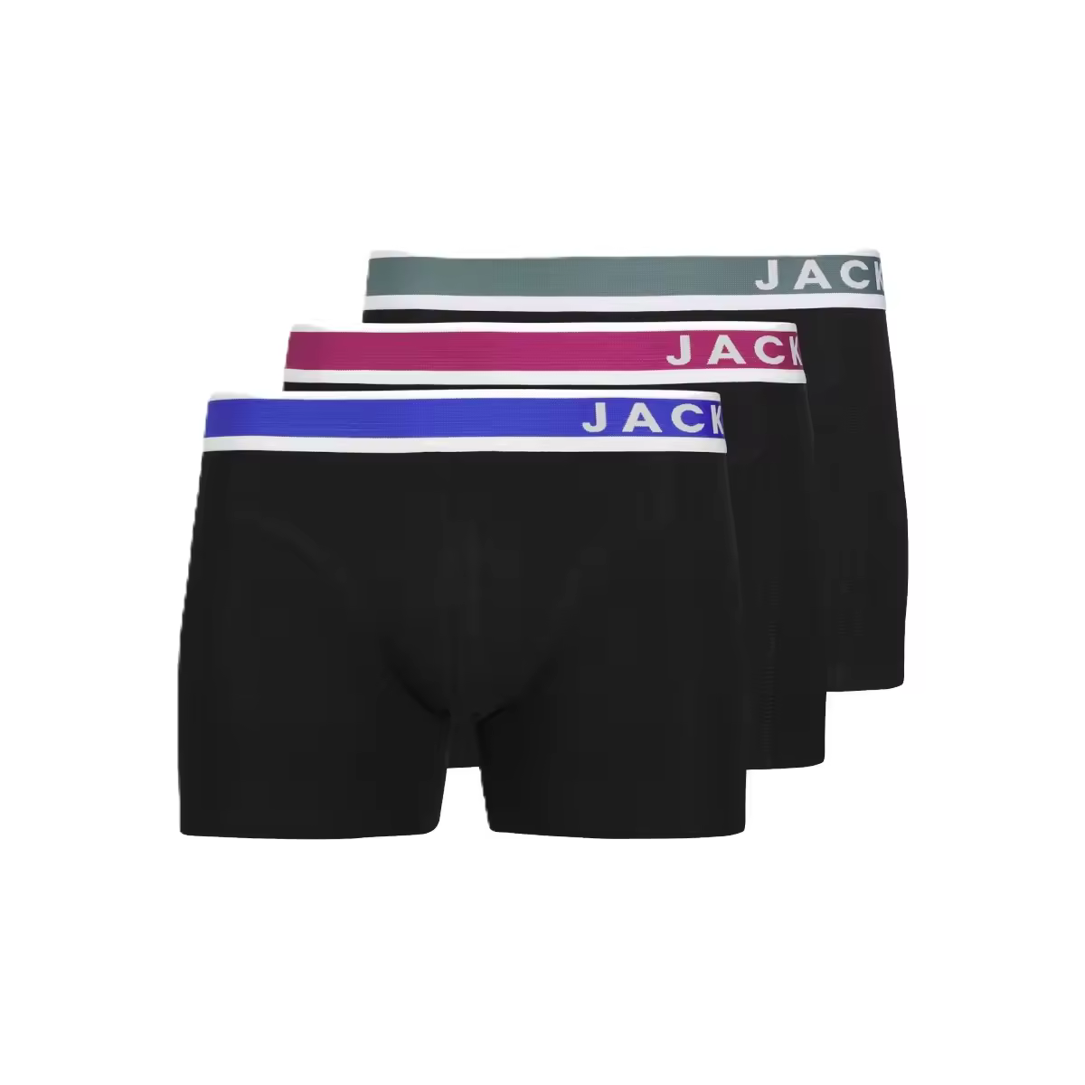 Pack 3 Bóxers Jack & Jones 12281991 Easton negro (black) - details 1
