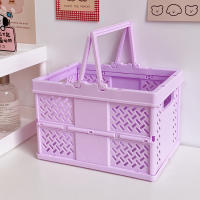 Cesta Plegable De Almacenamiento Multi-Funcional Mr. Paper Estilo INS Para Oficina Accesorios De Escritorio Organizador De Papelería - details 13