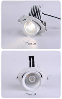 Spotlight LED Ajustable En 360° Elegante Cuello De Elefante Para Techo Luz De Pared Para Sala De Estar Barra Cocina Integrada COB - details 6