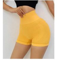 Pantalones De Yoga Para Mujer Cintura Alta Elevador De Glúteos Estiramiento Terciopelo Fitness Running Shorts Transpirables Verano - details 16