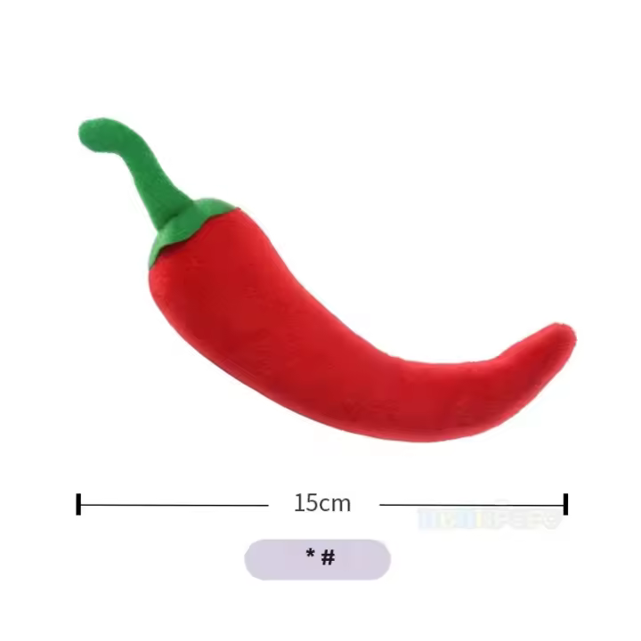 Juguete De Peluche De Frutas Y Verduras Simulación Dinosaurio Suave Para Bebés Juguetes Educativos Para Niños Garlic Strawberry Broccoli Watermelon Pumpkin - 1