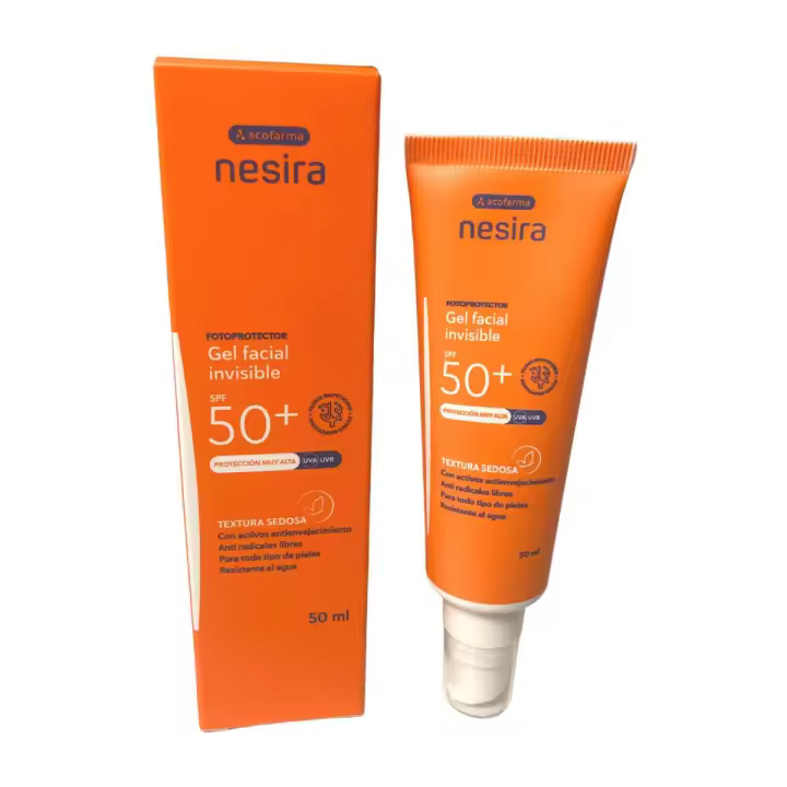 Nesira Gel Facial Invisible SPF50+ 50ml. ACOFARMA - 1