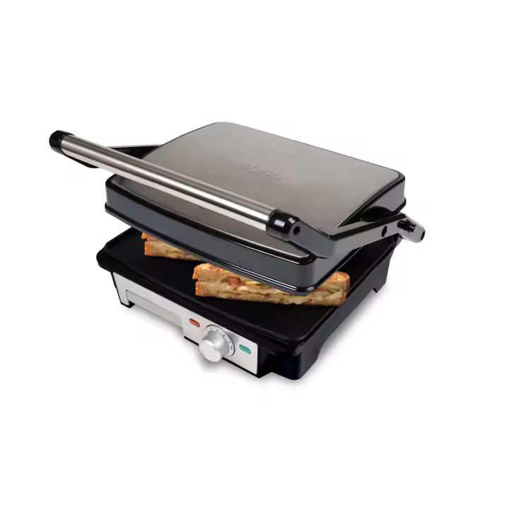 Sogo Sandwichera Press Plancha - 4 Rebanadas - 2000w - Tostadas, Biquinis y Paninis - 1