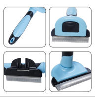 Peine Para Perros Y Gatos Herramienta De Peluquería Para Mascotas Cepillo Desenredante Adecuado Para Corte De Aparato Trimmer - details 3