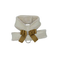 Arnés para Perro Pequeño Brillo de Ocre Blanco y Rojo - Ajustable y Confortable - Ideal para Paseos - details 2