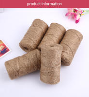 Cuerda De Jute Natural 100M 1mm 2mm 3mm Para Empaques De Regalos Eventos Navideños Y Fiestas Cordón De Henequén Ecológico De Alta Tenacidad - details 0