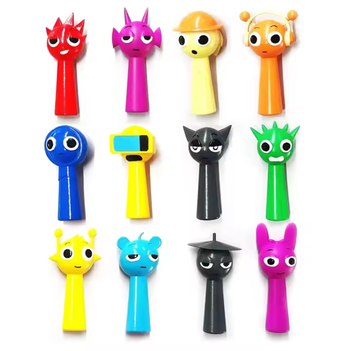 12pcs Figuras De Acción Sprunki Incredibox Juguete De Modelo De Juego Cartoon Regalo De Cumpleaños Y Navidad Para Niños Y Adultos - 1