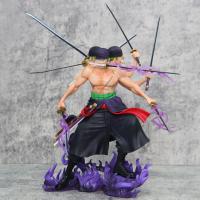 Figura De Acción Anime One Piece Roronoa Zoro 30cm PVC Juguete Coleccionable Para Niños Y Adultos Regalo De Cumpleaños - details 17