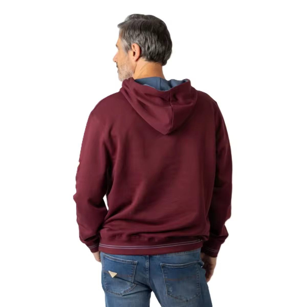 Sudadera para Hombre Privata PRI2740 Hood, con capucha y color granate - details 3