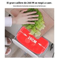 Bandeja De Cocina Montada En La Pared Con Papel Toalla Y Cesta De Basura Ecológica De 7L Con Tapa Para Cocinas Y Baños - details 7
