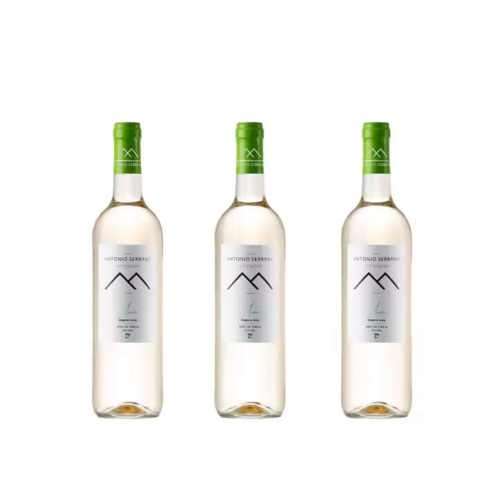 Antonio Serrano Viticultor Airen, Pack de 3 - Vino de Pueblo, Altitud, Elaborado en Tinajas Centenarias - 1