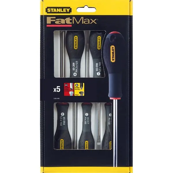 Juego Destornilladores Stanley Fatmax 5P - 1