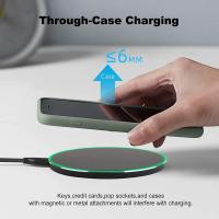 Cargador Inalámbrico Rápido, 15W QI Wireless Charger para iPhone 11/12/13/XS MAX/XR/X/8, Galaxy S20/20+/20 Ultra, Samsung Note 20, Huawei P40 Pro/P30 Pro etc - details 4