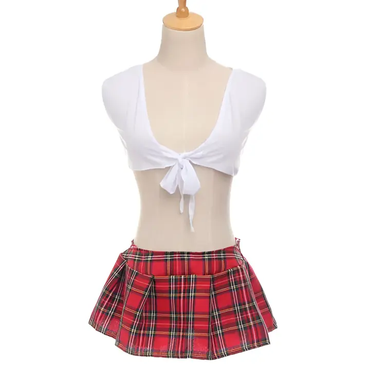 Disfraces de estudiantes lencería Babydoll  marca generica - 1