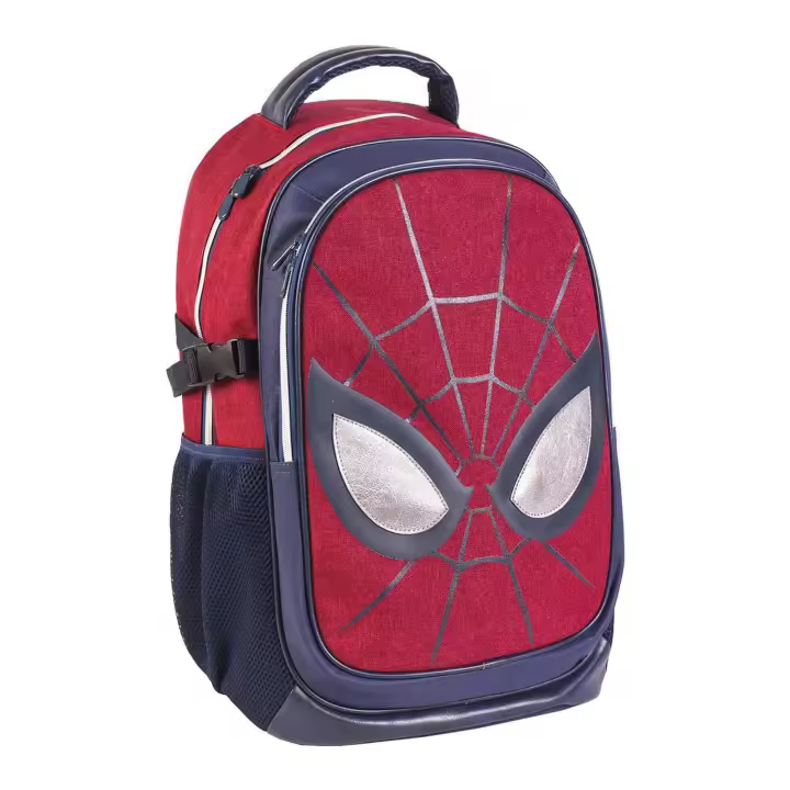 Mochila Casual Técnica de Spiderman - Color Rojo y Azul - 31x47x24 cm - Fabricada en Poliéster - Incluye Bolsillo Lateral y Asas Ajustables - Estampa - 1