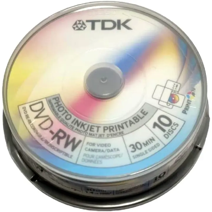 Mini DVD-RW, 8cm, pack 10 unidades, regrabable, video-camaras - 1