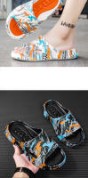 Zapatillas De Verano Para Hombre Y Mujer Con Diseño Gráfico Grueso Y Plataforma Para Parejas Zapatos De Casa Transpirables Y Cómodos Para Uso Interior - details 3